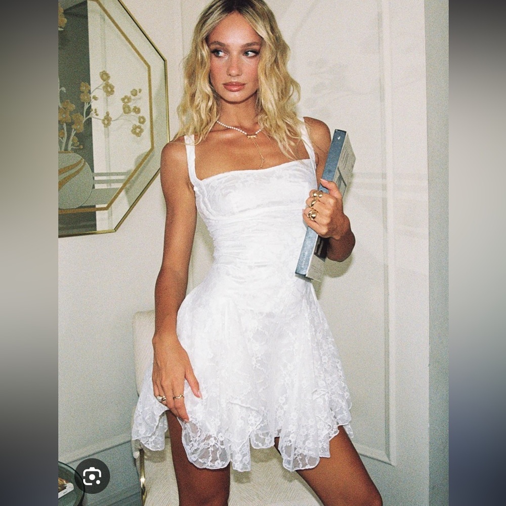 Princess Polly Everglimmer lace mini dress